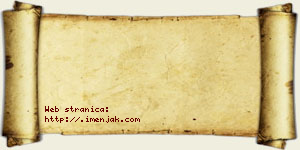 Rumena Tošović vizit kartica